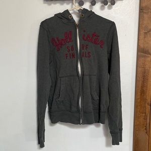 Hollister zip up hoodie